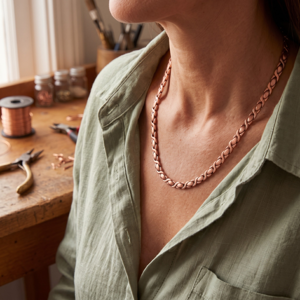 Vera's Haze Copper Necklace