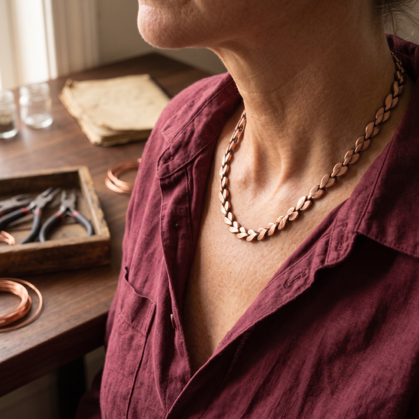 Vera's Briar Copper Necklace
