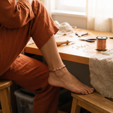 Vera's Marsh Copper Anklet