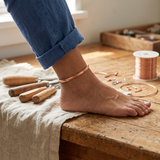 Vera's Sand Copper Anklet